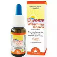 Dr Jacobs Witamina D3 Forte Witamina Słońca suplement diety 20 ml Zdrowie i uroda Zdrowie Witaminy minerały suplementy diety