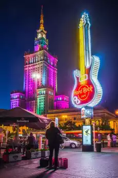 Pałac Kultury Pod Gitarą plakat premium Wymiar do wyboru 20x30 cm Dom i ogród Wyposażenie wnętrz Dekoracja Obrazy i plakaty