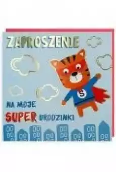 Zaproszenie Urodziny 5szt Prezenty Pakowanie prezentów