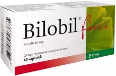 BILOBIL Forte 80mg x 60 kapsułek Zdrowie i uroda Zdrowie Witaminy minerały suplementy diety