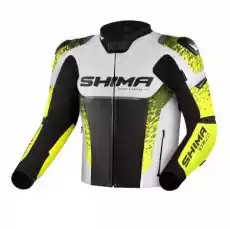 SHIMA KURTKA SKÓRZANA STR 20 JKT FLUO Motoryzacja Odzież motocyklowa