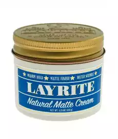 Layrite Natural Matte Cream matowa pomada do włosów 120g Zdrowie i uroda Kosmetyki i akcesoria Kosmetyki dla mężczyzn Męskie kosmetyki do pielęgnacji włosów