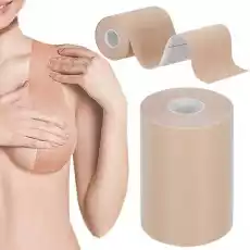 Taśma modelująca biust 5 m x 10 cm boob tape tejp do biustu L Odzież obuwie dodatki Bielizna damska Biustonosze