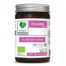 Foliany Ekstrakt Bio 100 Tabletek 600 Mcg Be Organic Artykuły Spożywcze