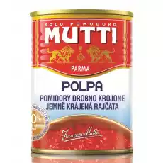 Pomidory w Kawałkach 400 g Drobno Krojone Polpa Pulpa MUTTI Artykuły Spożywcze