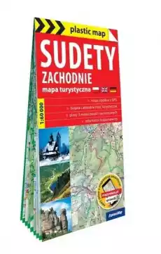 plastic map Sudety Zachodnie 160 000 w2023 Książki Turystyka mapy atlasy