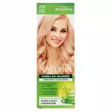 Joanna Naturia Color Farba do włosów różany blond 208 Zdrowie i uroda Kosmetyki i akcesoria Pielęgnacja i stylizacja włosów Farby i szampony koloryzujące