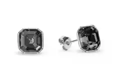 Kolczyki srebrne pr 925 swarovski imperial studs silver night Biżuteria i zegarki