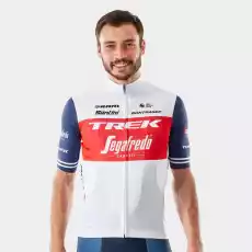 Koszulka rowerowa męska Santini TrekSegafredo Replica Sport i rekreacja Akcesoria turystyczne Odzież Koszulki