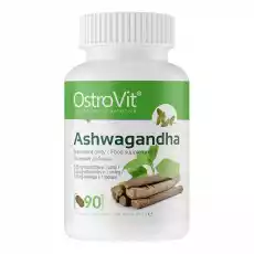 OstroVit Ashwagandha 90 tabletek 693 g Artykuły Spożywcze