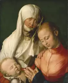 Reprodukcja Virgin and Child with Saint Anne Albrecht Durer Dom i ogród Wyposażenie wnętrz Dekoracja Obrazy i plakaty