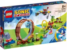 LEGO 76994 Sonic the Hedgehog Wyzwanie z pętlą w Green Hill Dla dziecka Zabawki Klocki