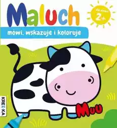 Maluch mówi wskazuje i koloruje Muu Książki Dla dzieci