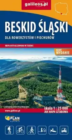 Mapa Beskid Śląski 1 25 000 w2022 Książki Turystyka mapy atlasy