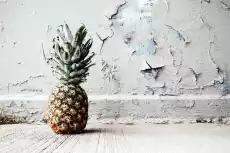 Fototapeta ananas na tle zniszczonej ściany fp 1054 Dom i ogród Wyposażenie wnętrz Dekoracja Obrazy Ramy Fototapety