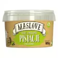 Maslove Krem z pieczonych pistacji 100 185 g Artykuły Spożywcze Pasty i smarowidła