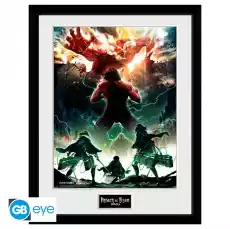 Plakat w ramie Attack on Titan Key Art 30 x 40 cm Książki Komiksy