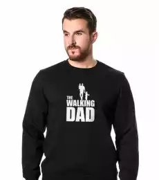 Walking Dad Bluza bez kaptura męska Odzież obuwie dodatki Odzież męska Bluzy męskie