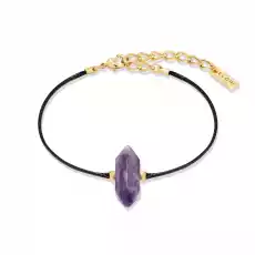 Bransoletka VIOLET CRYSTAL LUCK ametyst Biżuteria i zegarki Wyroby jubilerskie Bransoletki