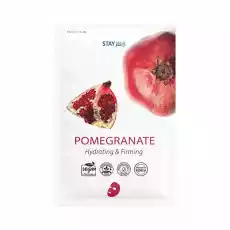 Climate Neutral Face Mask nawilżająca i ujędrniająca maska na twarz w płachcie Pomegranate 23g Zdrowie i uroda Kosmetyki i akcesoria Pielęgnacja twarzy Maseczki