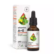 Aura Herbals Witamina A E krople 30ml Sport i rekreacja Odżywki i suplementy Witaminy i minerały