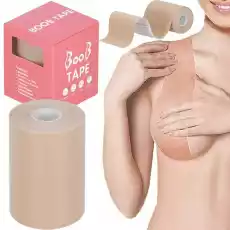 Taśma do biustu boob tape 5 m x 10 cm modelująca biust tejp L Odzież obuwie dodatki Bielizna damska Biustonosze