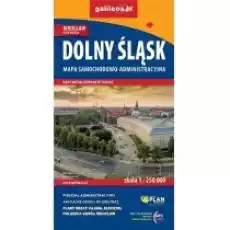 Mapa samochadminist Dolny Śląsk 1250 000 Książki Literatura podróżnicza