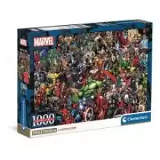 Puzzle 1000 el Compact Impossible Marvel Clementoni Dla dziecka Zabawki Puzzle