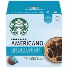 Starbucks Dolce Gusto Iced Caffe Americano Kawa w kapsułkach 12 x 55 g Artykuły Spożywcze Kawa