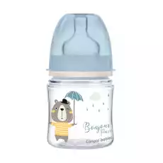 EasyStart butelka szeroka antykolkowa Bonjour Paris Niebieska 120ml Dla dziecka Akcesoria dla dzieci Pozostałe akcesoria dla dzieci