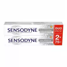 Sensodyne Extra Whitening pasta do zębów z fluorkiem 2x75ml Zdrowie i uroda Kosmetyki i akcesoria Pielęgnacja zębów i jamy ustnej