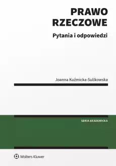 Prawo rzeczowe Pytania i odpowiedzi Książki Prawo akty prawne