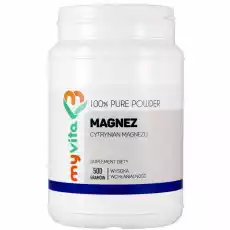 Magnez Proszek Cytrynian Magnezu 500 g MyVita Artykuły Spożywcze