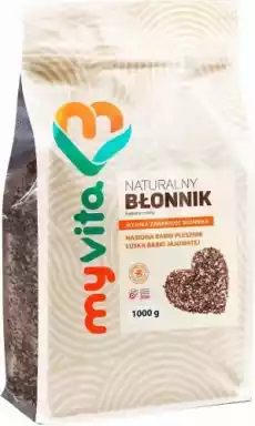 Naturalny błonnik nasiona babki płesznik i łuska babki jajowatej 1000g MyVita Artykuły Spożywcze Produkty dietetyczne Suplementy