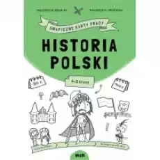 Historia Polski Graficzne karty pracy 45 klasa Książki Podręczniki i lektury