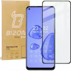 Szkło hartowane Bizon Glass Edge do Oppo Reno 6 5G czarne Telefony i akcesoria Akcesoria telefoniczne Folie ochronne