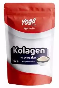 KOLAGEN W PROSZKU 150 g YOGA LIFE Zdrowie i uroda Zdrowie Witaminy minerały suplementy diety