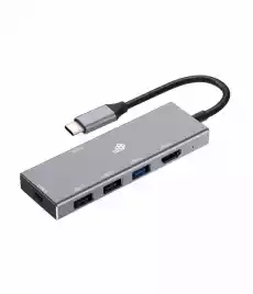 TB Adapter USB C 7w1 HDMI USBx2 PD SDTF Komputery Akcesoria komputerowe Inne akcesoria komputerowe