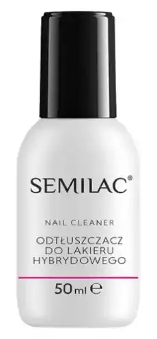 Semilac Nail Cleaner odtłuszczacz 50ml Zdrowie i uroda Kosmetyki i akcesoria Manicure i pedicure Zmywacze i korektory do paznokci