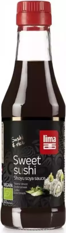 SOS SOJOWY SHOYU SŁODKI DO SUSHI BIO 250 ml LIMA Artykuły Spożywcze Sosy