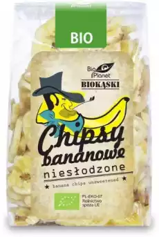 CHIPSY BANANOWE NIESŁODZONE BIO 150 g BIO PLANET Artykuły Spożywcze Czipsy i chrupki