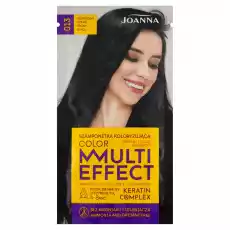 Joanna Multi Effect color Szamponetka koloryzująca hebanowa czerń 013 35 g Zdrowie i uroda Kosmetyki i akcesoria Pielęgnacja i stylizacja włosów Farby i szampony koloryzujące