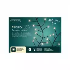 Lampki micro 480 led czarnyciepły biały wewzew 600cm Gadżety Imprezowe Pozostałe