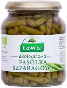 EkoWital Fasolka szparagowa w zalewie BIO 340 g 185 g Artykuły Spożywcze Przetwory