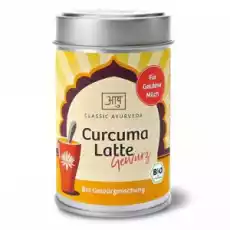 Organiczna mieszanka przypraw do mleka Bio Curcuma Latte Golden Milk 50g Classic Ayurveda Artykuły Spożywcze Przyprawy