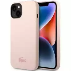 Etui Lacoste Hardcase Silicone do iPhone 14 Plus jasnoróżowe Telefony i akcesoria Akcesoria telefoniczne Etui