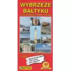 Mapa turystyczna Wybrzeże Bałtyku 150 000 Książki Literatura podróżnicza