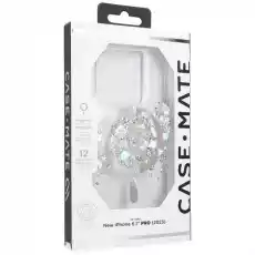 Etui CaseMate Karat Touch of Pearl MagSafe do iPhone 15 Pro przezroczystosrebrne Telefony i akcesoria Akcesoria telefoniczne Pokrowce i kabury do telefonów