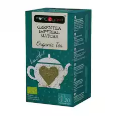 Herbatka Ekologiczna Imperial Matcha Green Tea 40 g 20 Torebek PureGood Artykuły Spożywcze