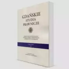 Gdańskie Studia Prawnicze 33 Książki Prawo akty prawne